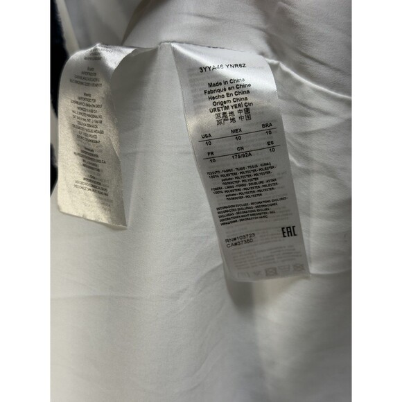 Armani Exchange Women's Wrap Visitar › Stripe Printed Maxi Dress V Neck 10 - Picture 16 of 16